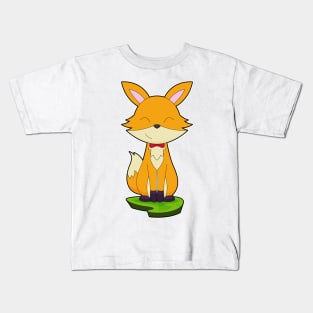 Fox Gentleman Bow tie Kids T-Shirt